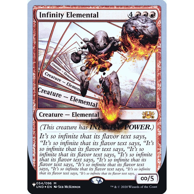 Infinity Elemental (Unfinity Foil Edition) [The List]