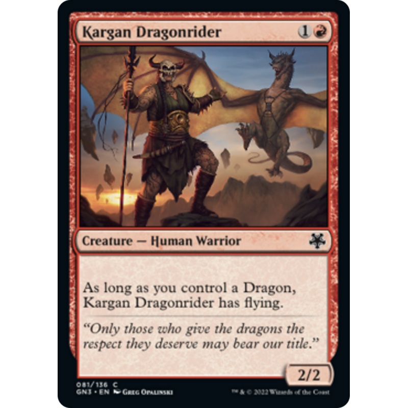 Kargan Dragonrider [Game Night: Free-for-All]