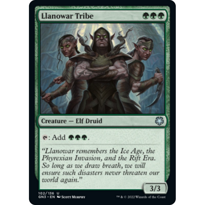 Llanowar Tribe [Game Night: Free-for-All]