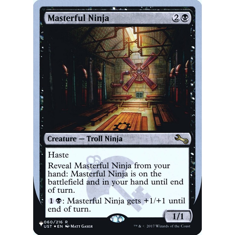 Masterful Ninja (Unfinity Foil Edition) [The List]