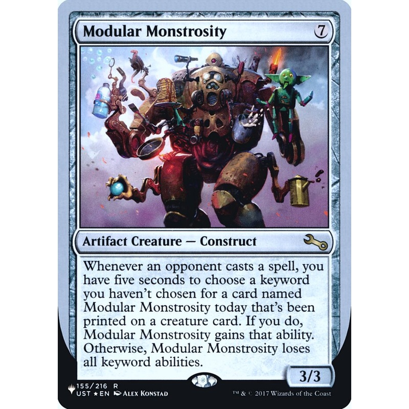 Modular Monstrosity (Unfinity Foil Edition) [The List]