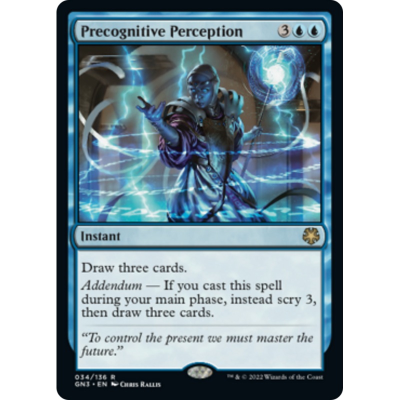 Precognitive Perception [Game Night: Free-for-All]