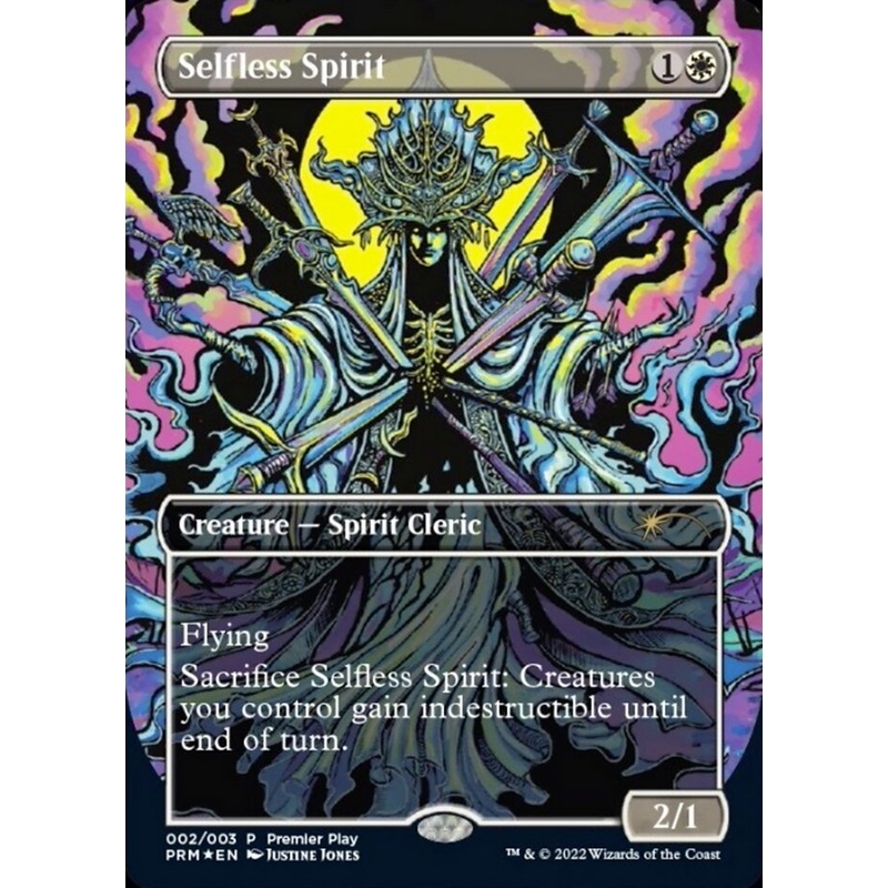 Selfless Spirit (Borderless Alternate-Art) [Regional Championship Qualifiers 2022]