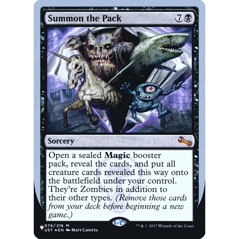 Summon the Pack (Unfinity Foil Edition) [The List]