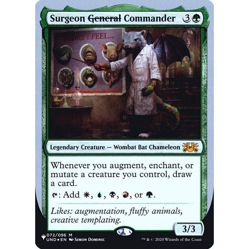 Surgeon General Commander (Unfinity Foil Edition) [The List]