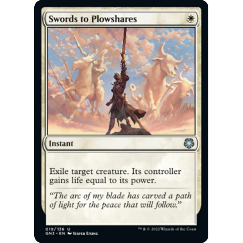 Swords to Plowshares [Game Night: Free-for-All]