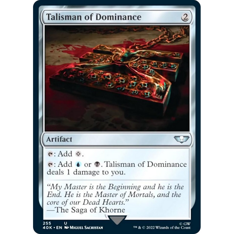 Talisman of Dominance (255) [Warhammer 40,000]