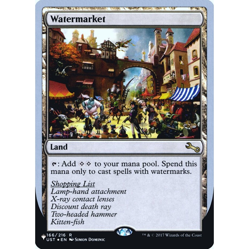 Watermarket (Unfinity Foil Edition) [The List]