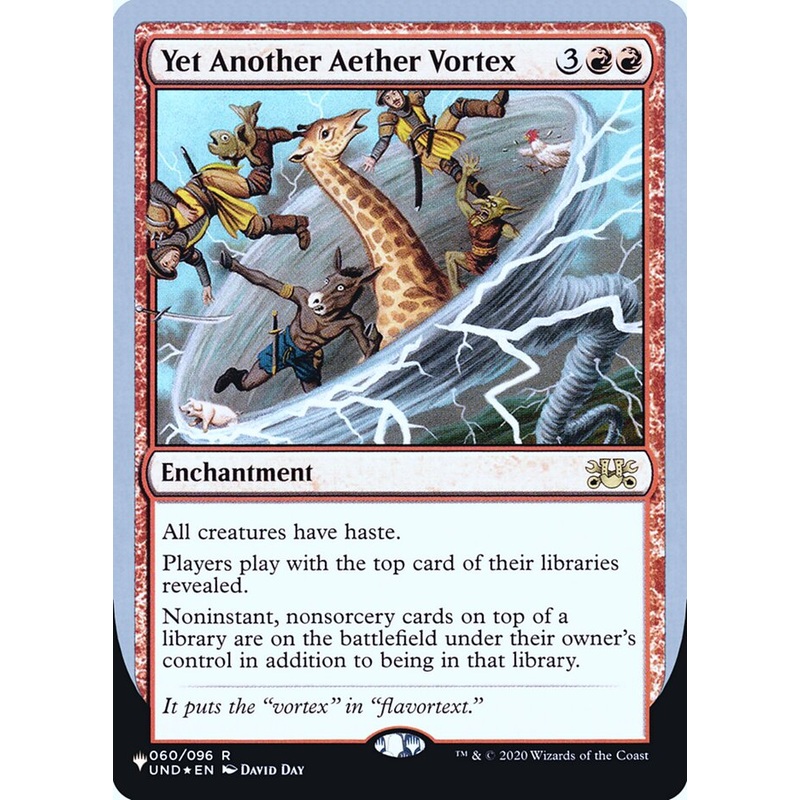 Yet Another Aether Vortex (Unfinity Foil Edition) [The List]