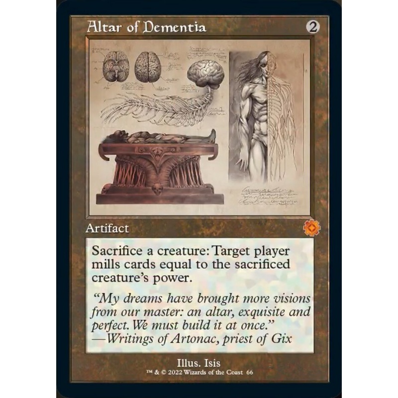 Altar of Dementia (Retro Schematic) [The Brothers' War Retro Artifacts]