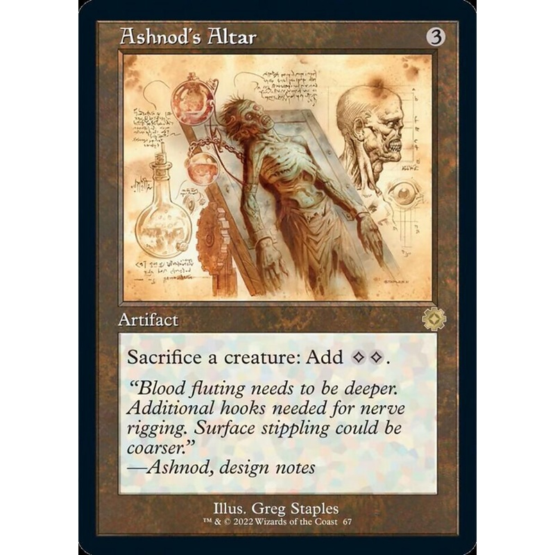 Ashnod's Altar (Retro Schematic) [The Brothers' War Retro Artifacts]