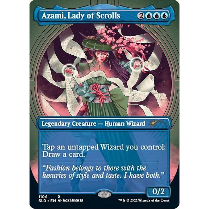 Azami, Lady of Scrolls (Borderless) [Secret Lair Drop Series]