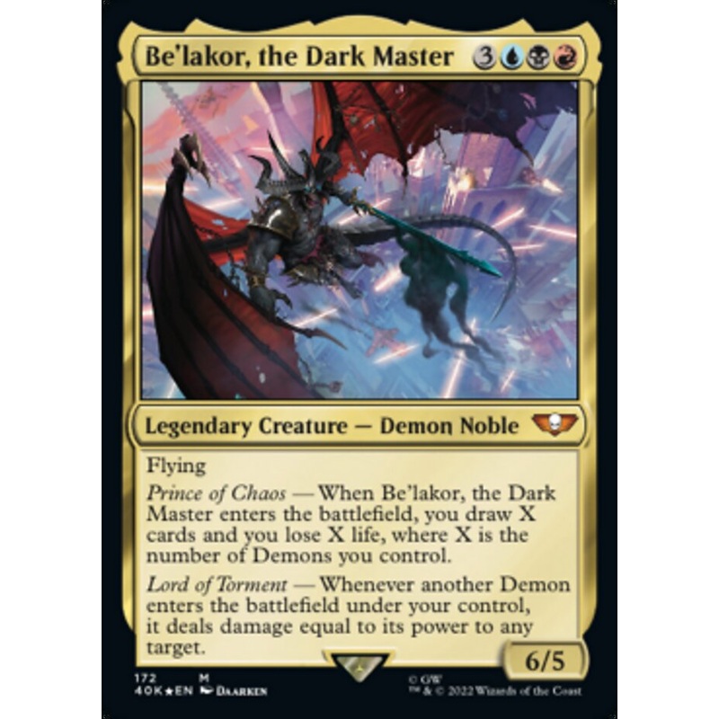 Be'lakor, the Dark Master [Warhammer 40,000]