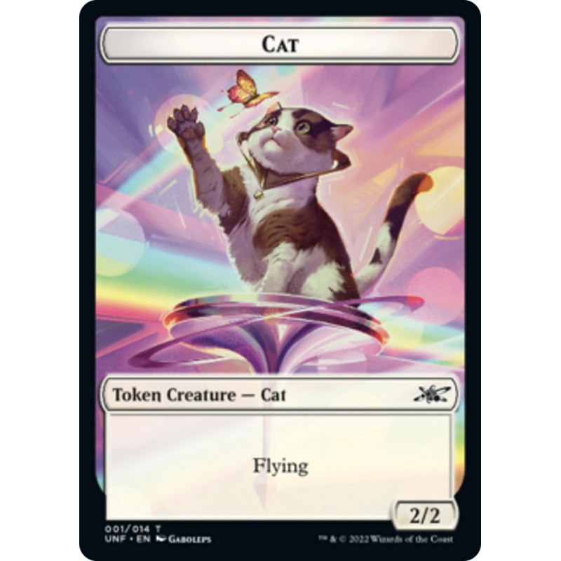 Cat // Balloon Double-Sided Token [Unfinity Tokens]