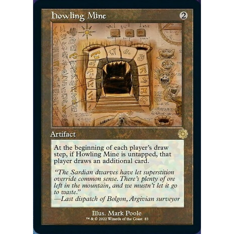 Howling Mine (Retro Schematic) [The Brothers' War Retro Artifacts]
