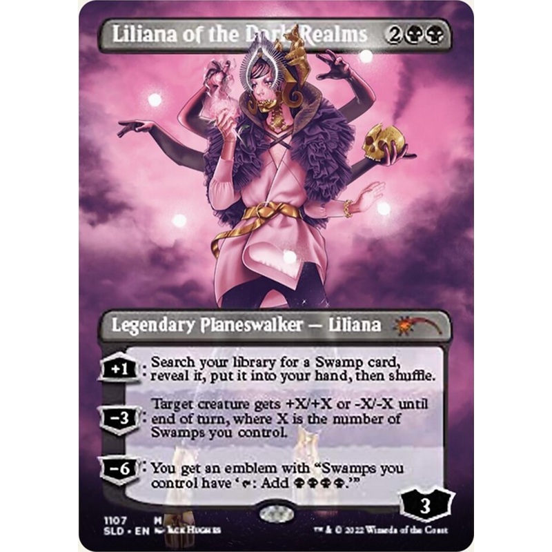 Liliana of the Dark Realms (Borderless) [Secret Lair Drop Series]