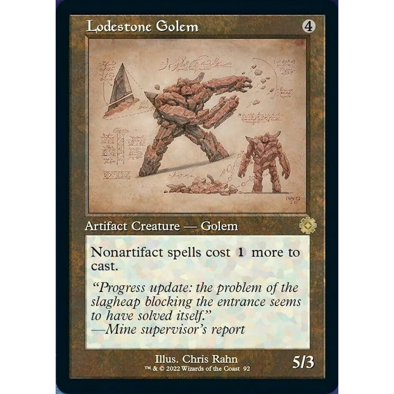 Lodestone Golem (Retro Schematic) [The Brothers' War Retro Artifacts]