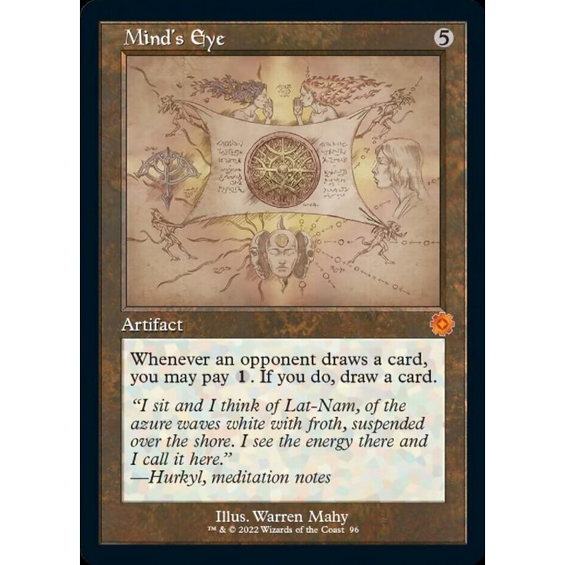 Mind's Eye (Retro Schematic) [The Brothers' War Retro Artifacts]