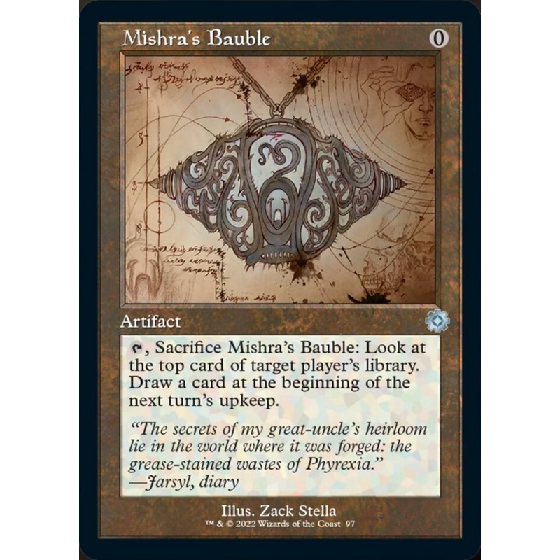 Mishra's Bauble (Retro Schematic) [The Brothers' War Retro Artifacts]