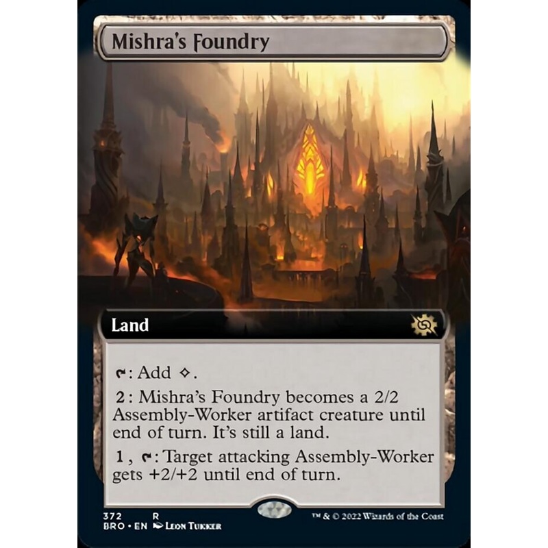 Mishra's Foundry (Extended Art) [The Brothers' War]