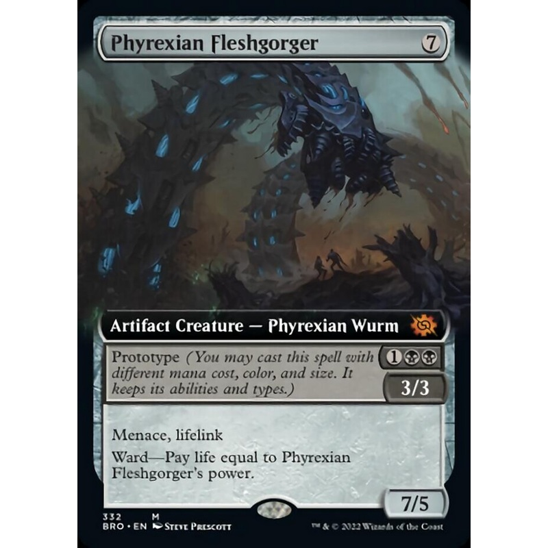 Phyrexian Fleshgorger (Extended Art) [The Brothers' War]
