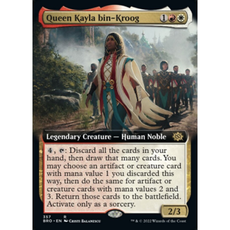 Queen Kayla bin-Kroog (Extended Art) [The Brothers' War]