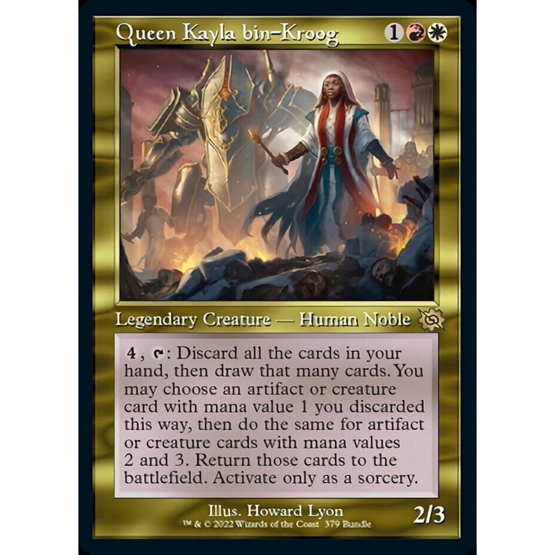 Queen Kayla bin-Kroog (Retro) (Bundle) [The Brothers' War]