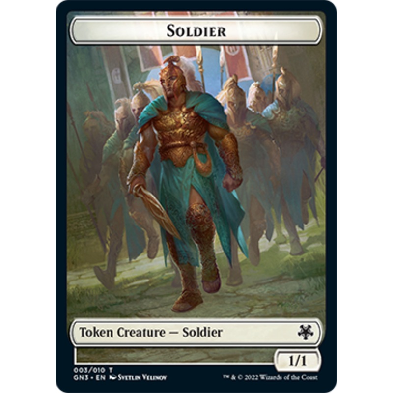 Soldier // Drake Double-Sided Token [Game Night: Free-for-All Tokens]