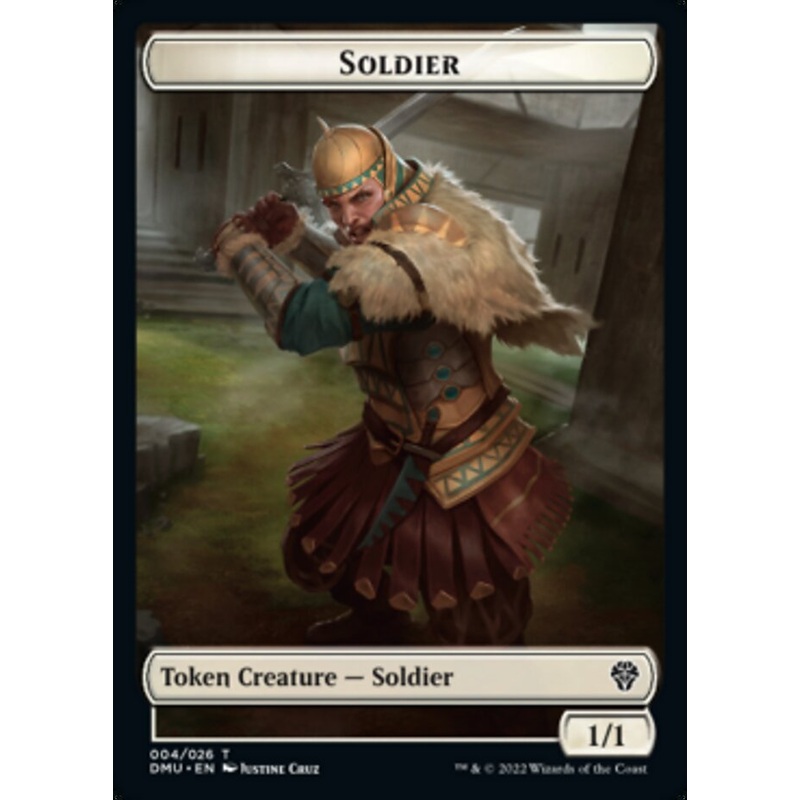 Soldier // Insect Double-Sided Token [Dominaria United Tokens]