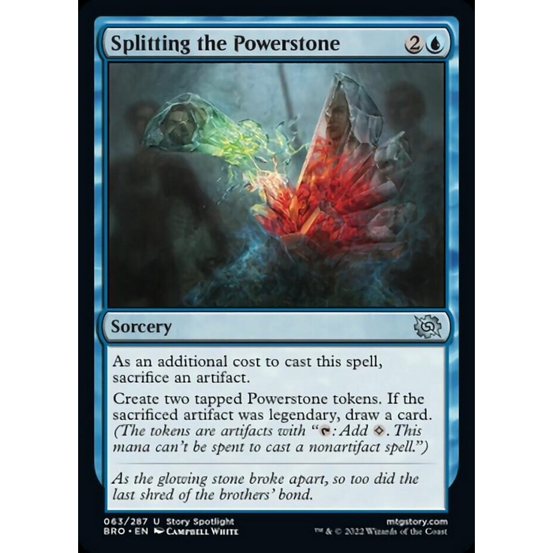 Splitting the Powerstone [The Brothers' War]