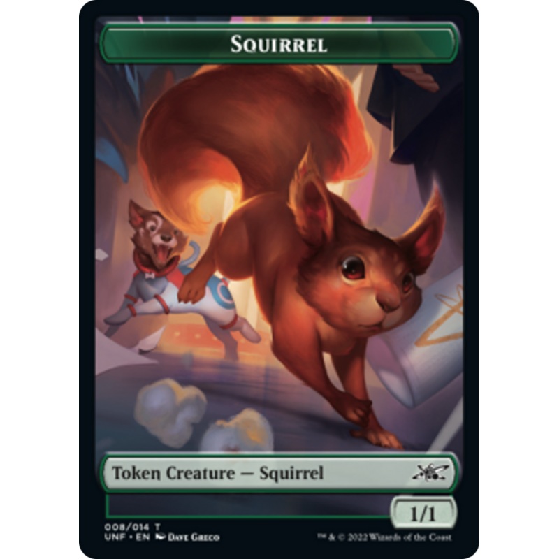 Squirrel // Balloon Double-Sided Token [Unfinity Tokens]