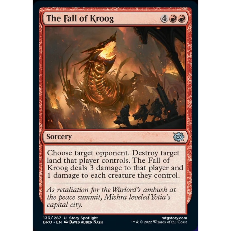 The Fall of Kroog [The Brothers' War]