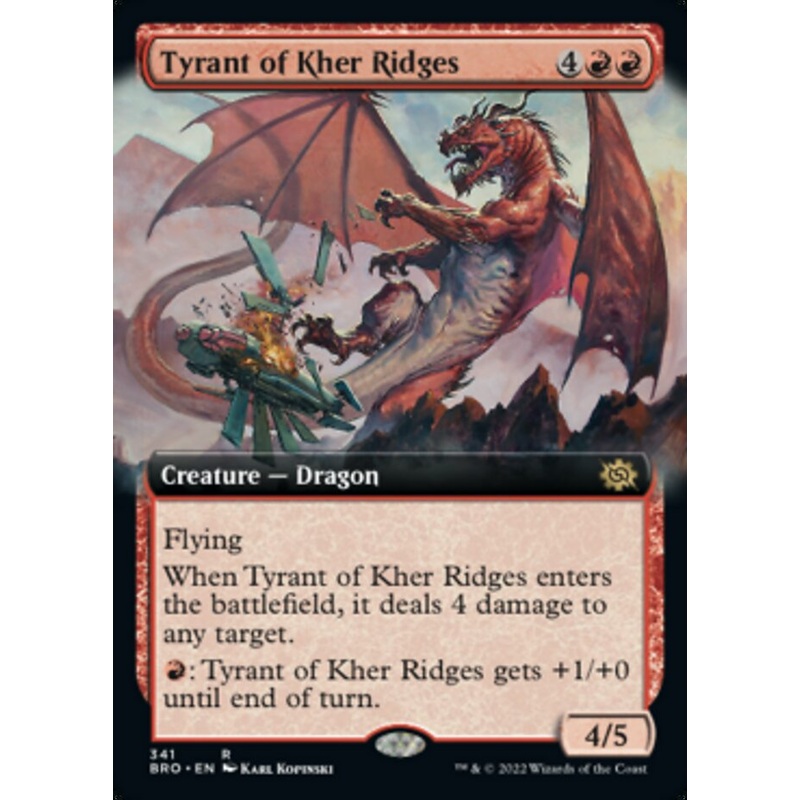 Tyrant of Kher Ridges (Extended Art) [The Brothers' War]
