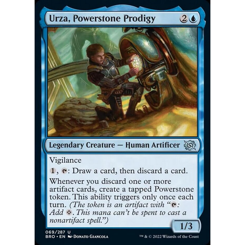 Urza, Powerstone Prodigy [The Brothers' War]