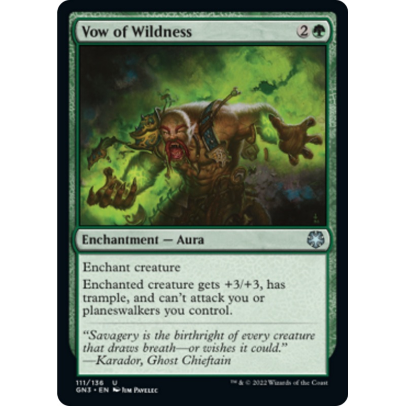 Vow of Wildness [Game Night: Free-for-All]