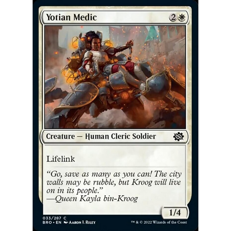 Yotian Medic [The Brothers' War]