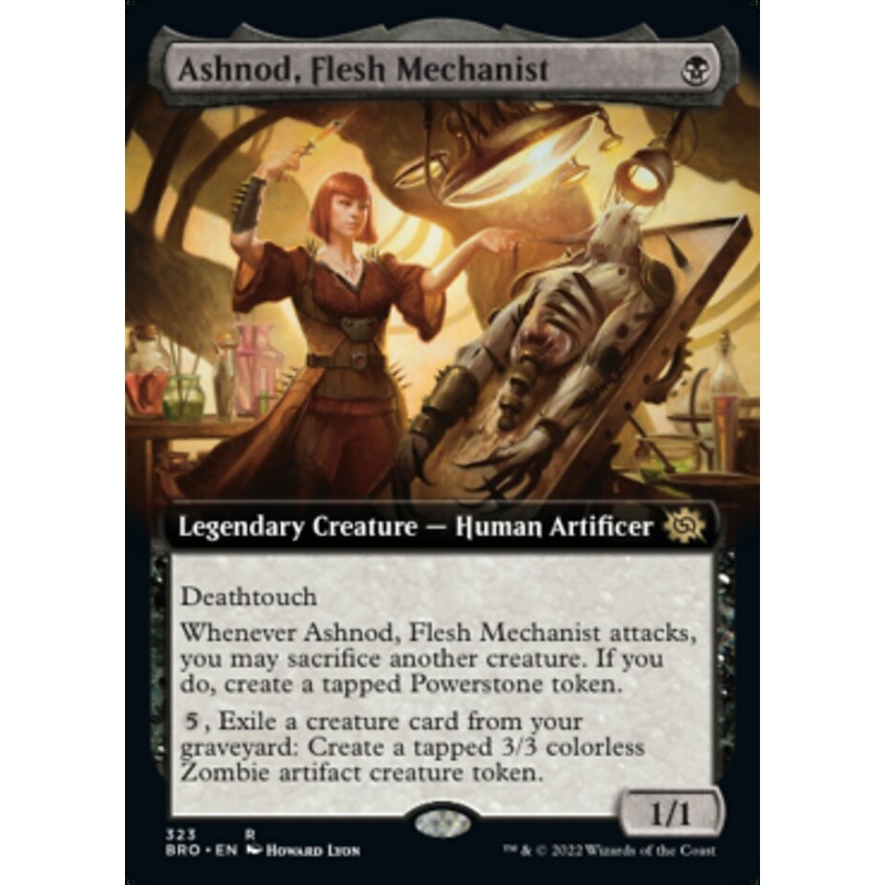Ashnod, Flesh Mechanist (Extended Art) [The Brothers' War]
