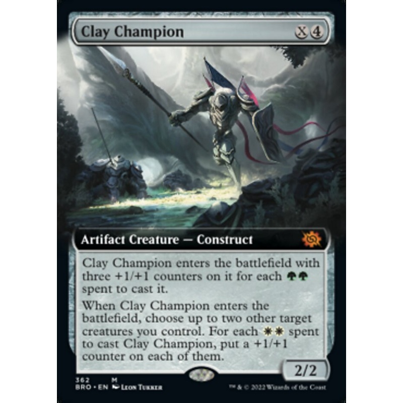 Clay Champion (Extended Art) [The Brothers' War]