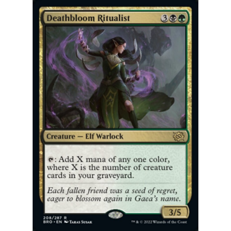 Deathbloom Ritualist [The Brothers' War]