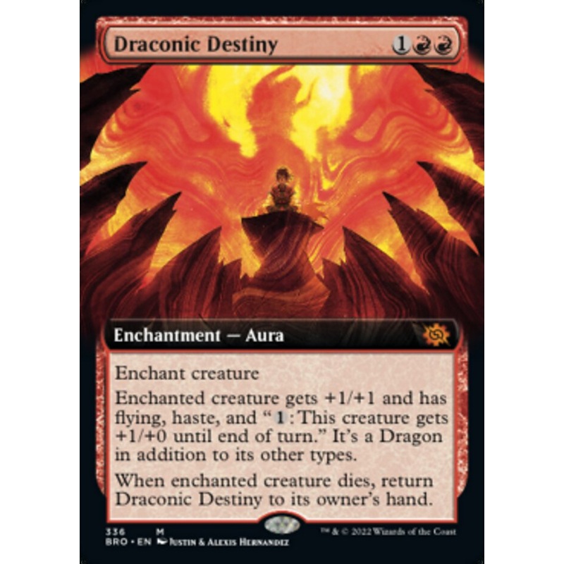 Draconic Destiny (Extended Art) [The Brothers' War]