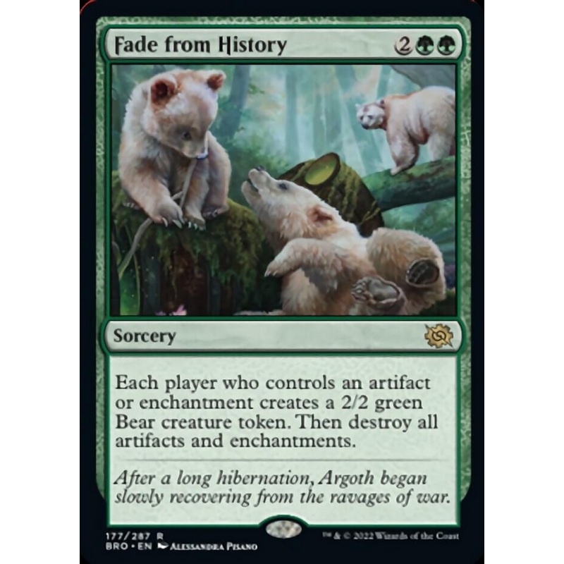 Fade from History [The Brothers' War]