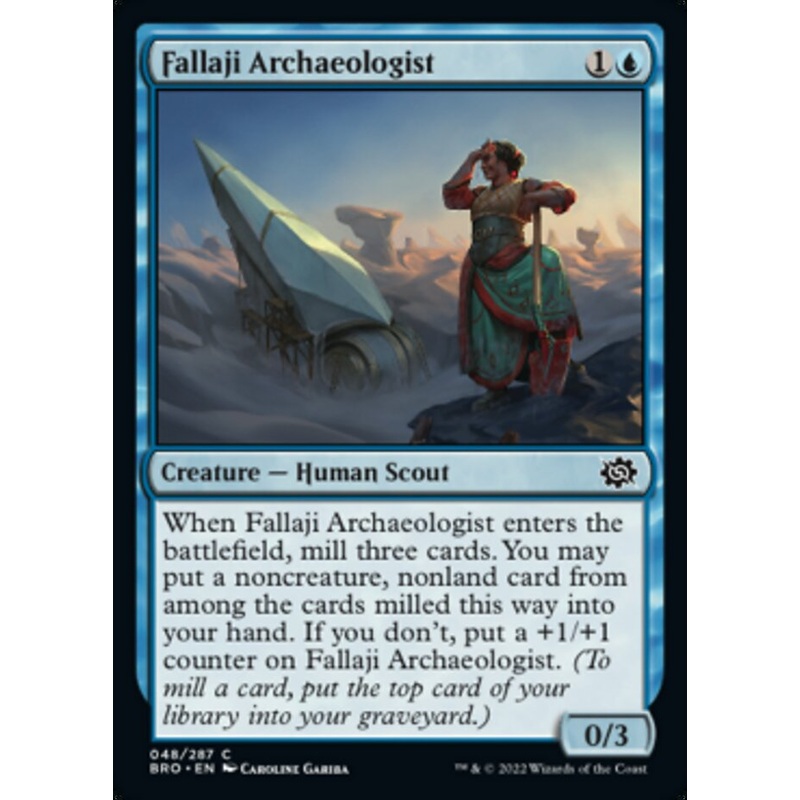 Fallaji Archaeologist [The Brothers' War]