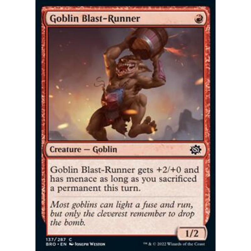 Goblin Blast-Runner [The Brothers' War]