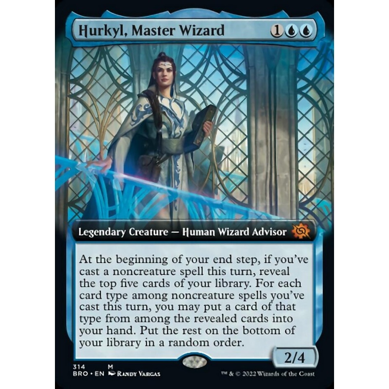 Hurkyl, Master Wizard (Extended Art) [The Brothers' War]