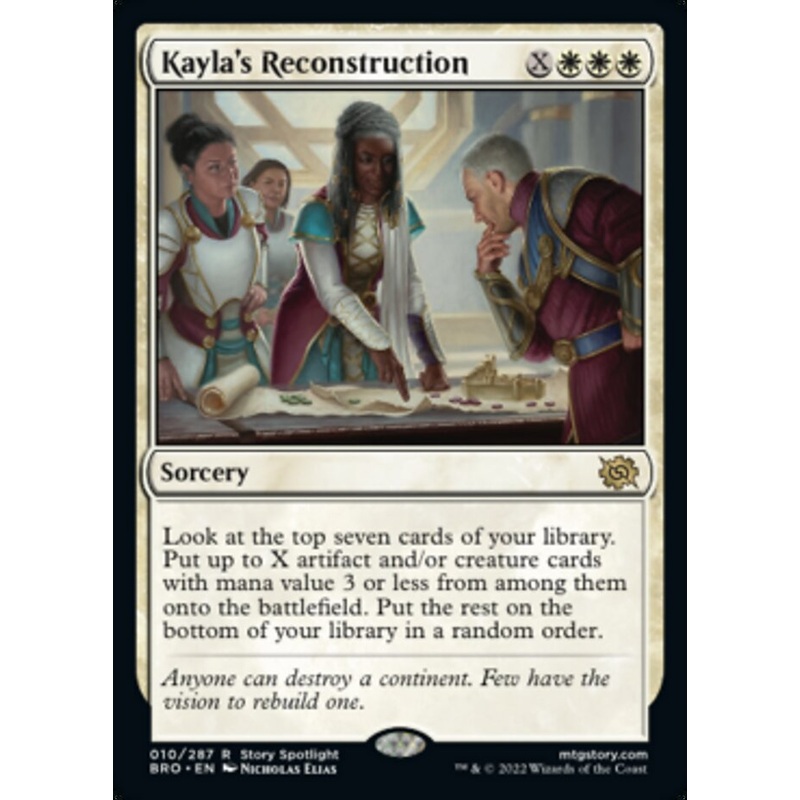 Kayla's Reconstruction [The Brothers' War]