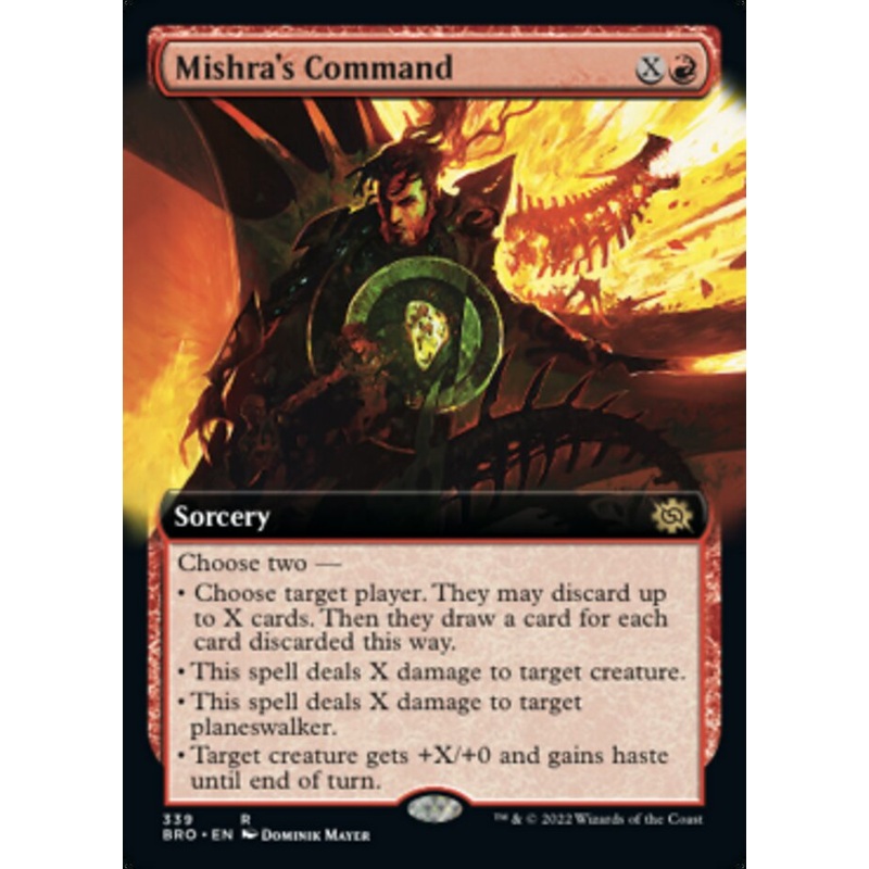 Mishra's Command (Extended Art) [The Brothers' War]