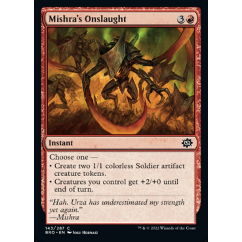 Mishra's Onslaught [The Brothers' War]