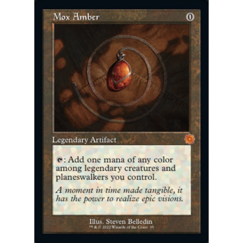 Mox Amber (Retro) [The Brothers' War Retro Artifacts]