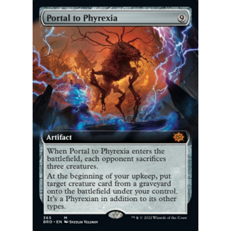 Portal to Phyrexia (Extended Art) [The Brothers' War]