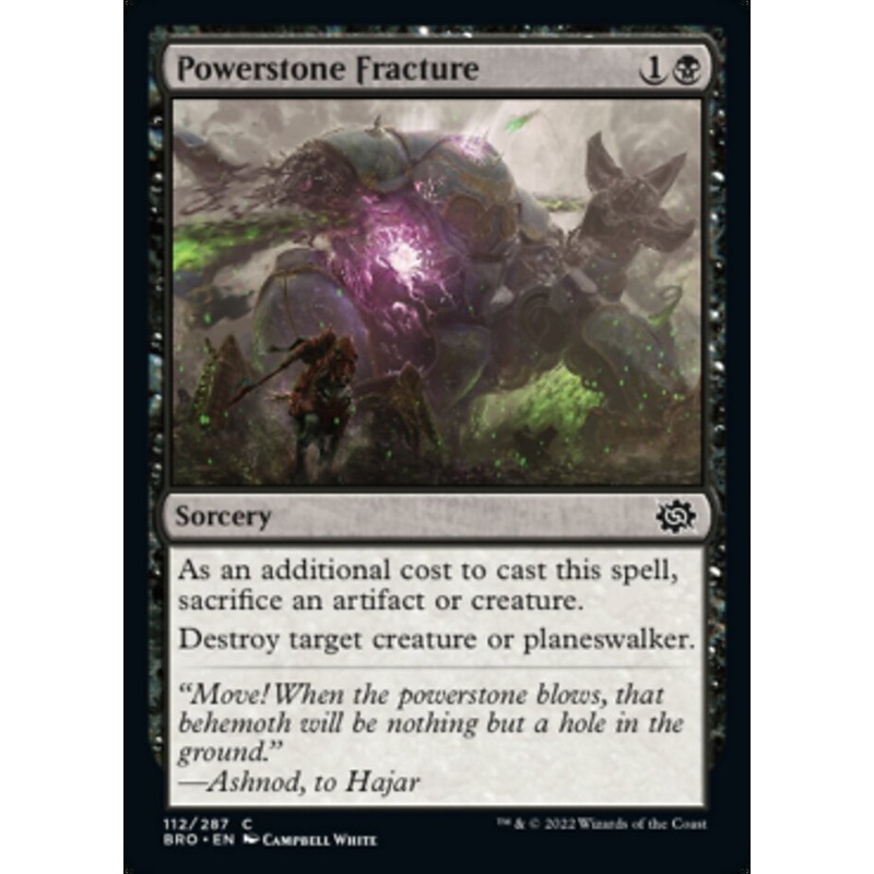 Powerstone Fracture [The Brothers' War]